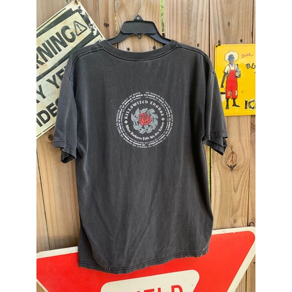 Vtg Y2K Killswitsh Engage When the Darkness Falls We Are Reborn Tour 03 Tshirt L - Picture 4 of 8